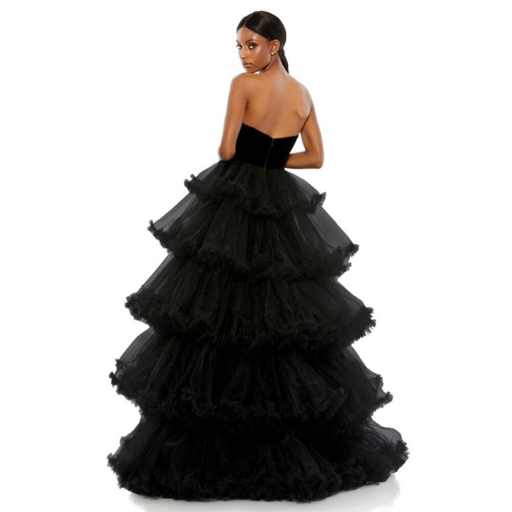 MacDuggal couture evening gown - Stunner Style- 67408 PROM Stunner tie wedding